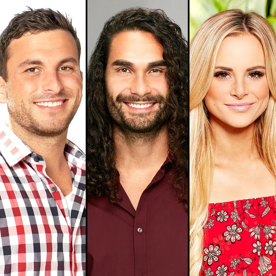 Tanner Tolbert, Leo Dottavio, and Amanda Stanton The Bachelor in Paradise