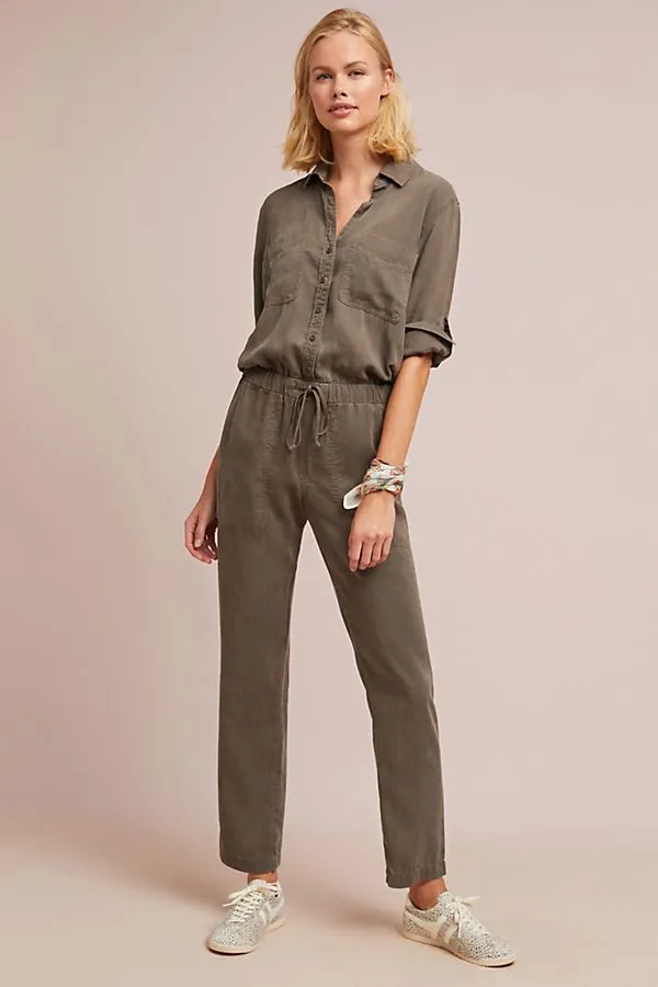 green jumpsuit utility
