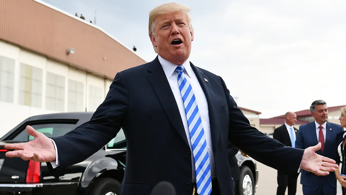 US President Donald Trump