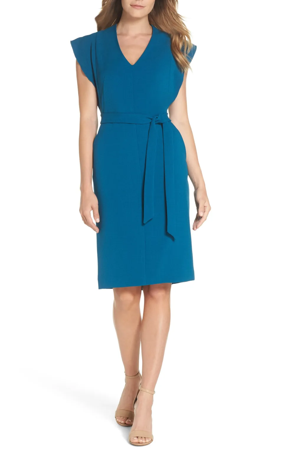 ruffle sheath dress eliza j nordstrom