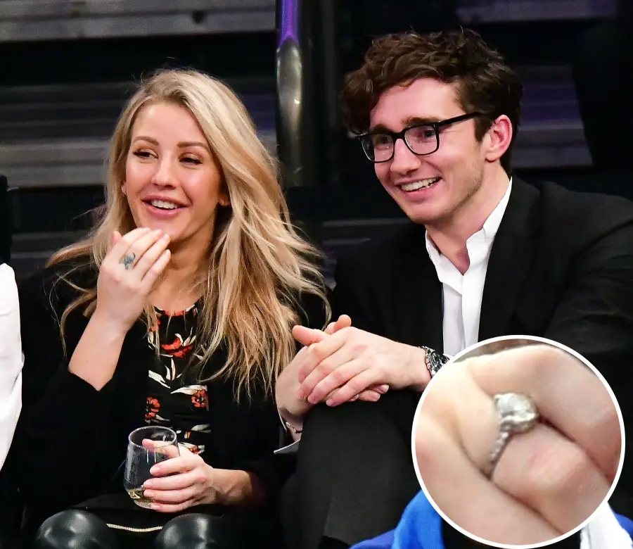 Ellie Goulding and Caspar Jopling