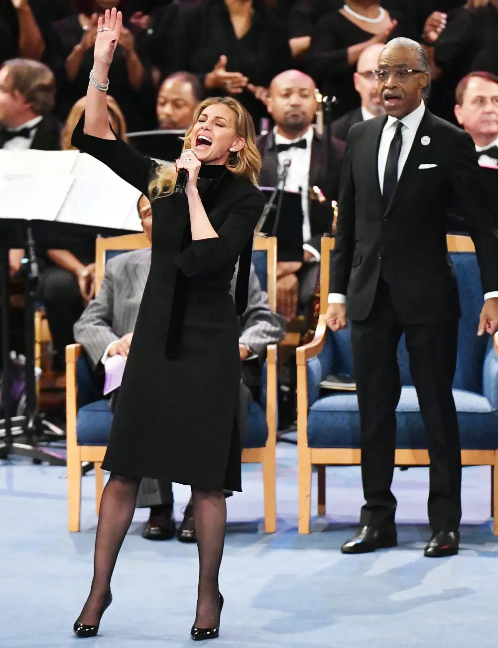 Faith Hill Performance Aretha Franklin Funeral