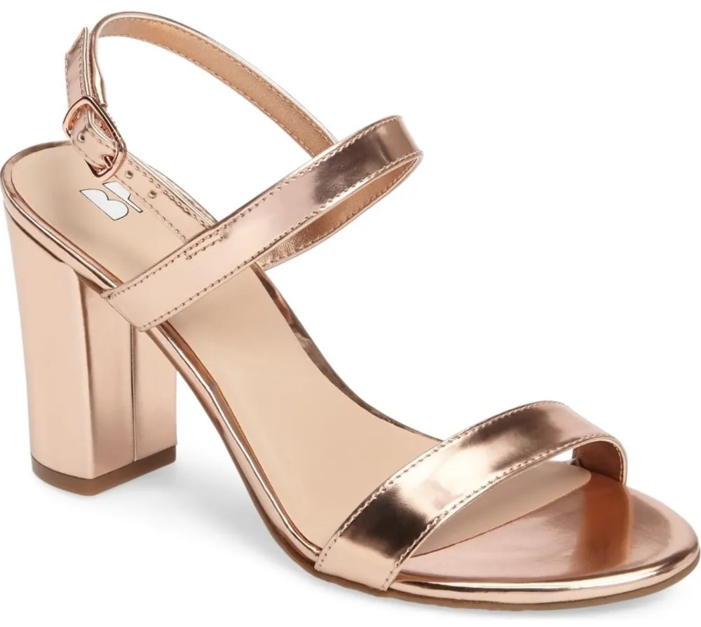 gold slingback mule heels Nordstrom