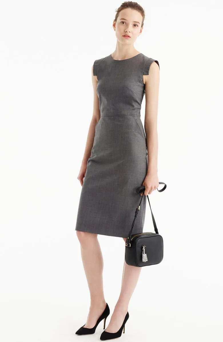 gray dress for work 