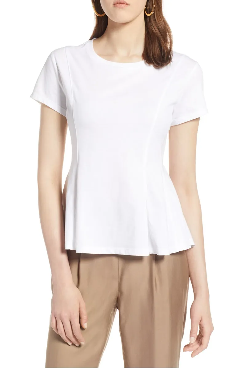 t shirt nordstrom dressy peplum swing style 
