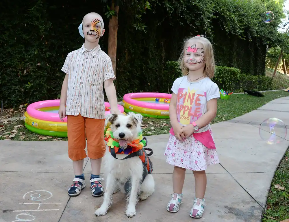 Hallmark Channel's Happy the Dog Hosts Backyard BBQ for Ronald McDonald House Kids