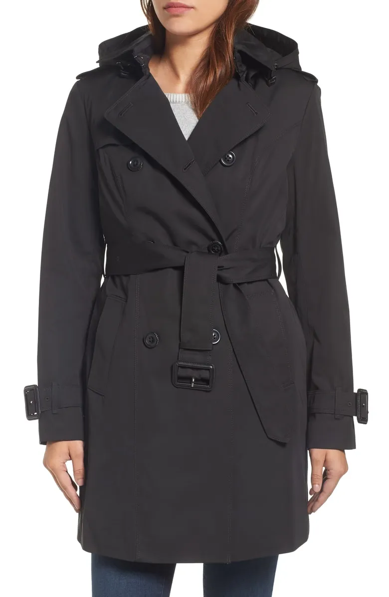 hooded trench coat nordstrom london fog