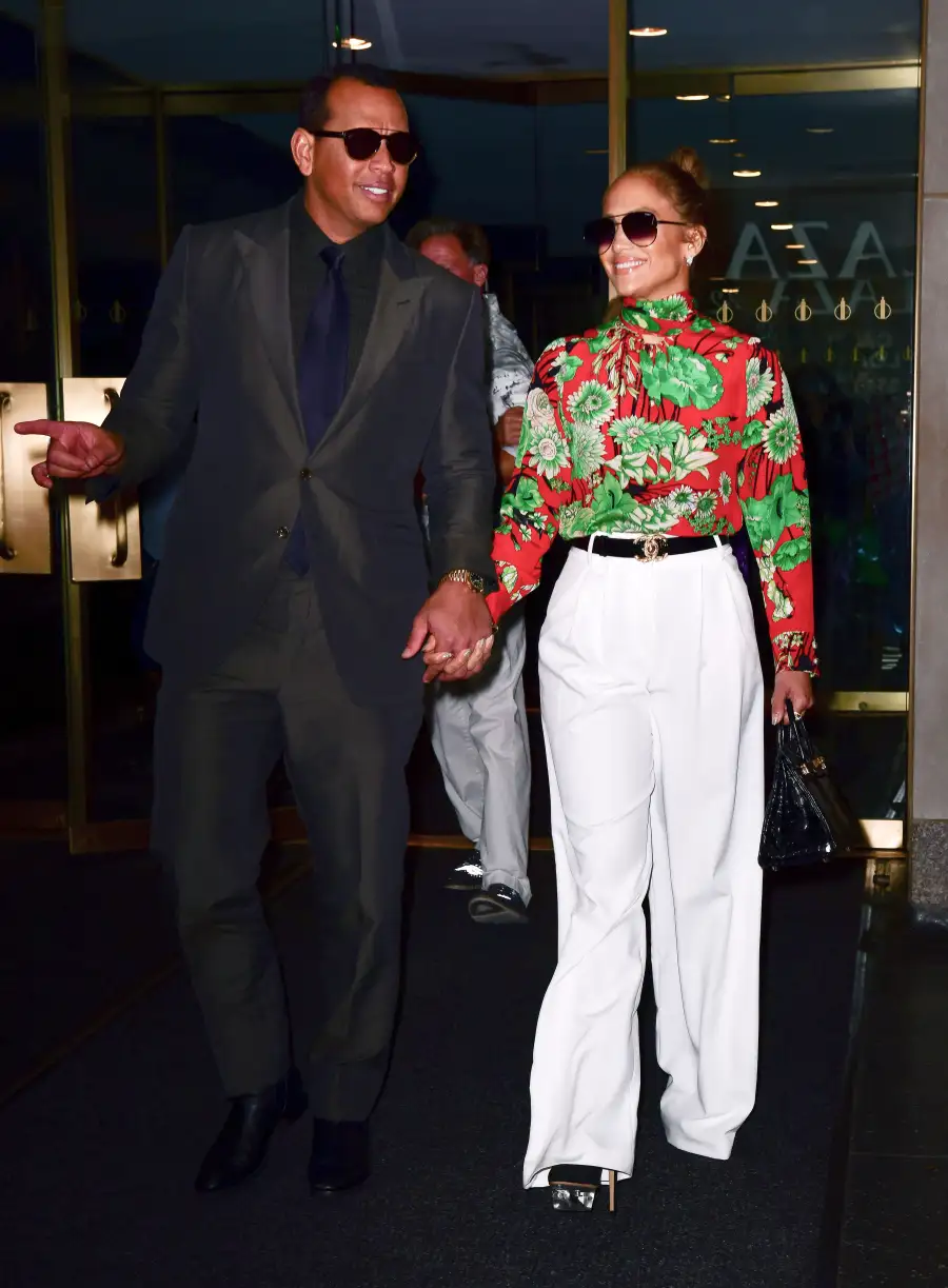 Alex Rodriguez and Jennifer Lopez