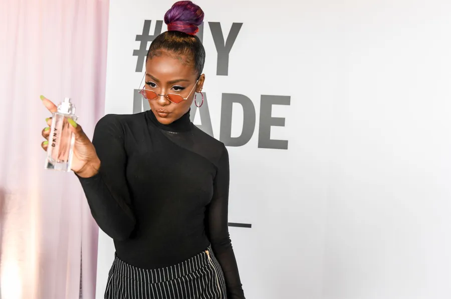 DKNY's 'Stories' justine skye