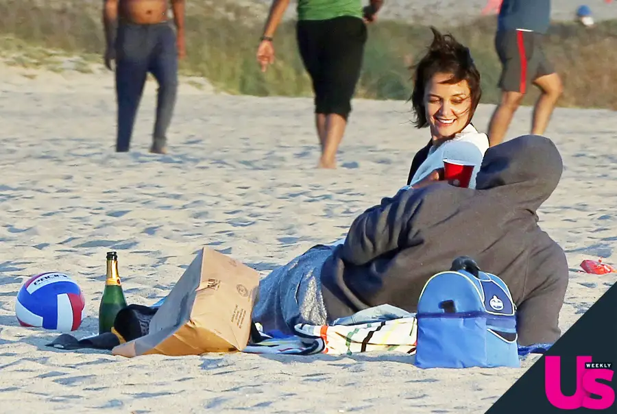 Katie Holmes Jamie Foxx Beach Love