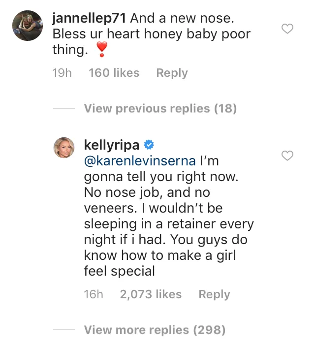 kelly-ripa-nose-job-comments