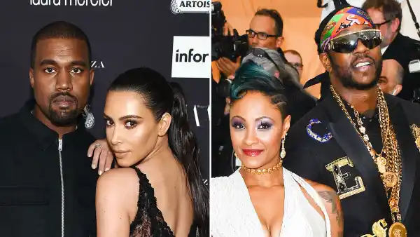 Kim Kardashian Kanye West Kesha Ward 2 Chainz Wedding