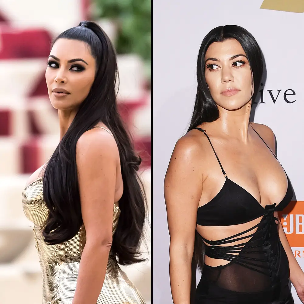 kim kardashian kourtney kardashian shade instagram