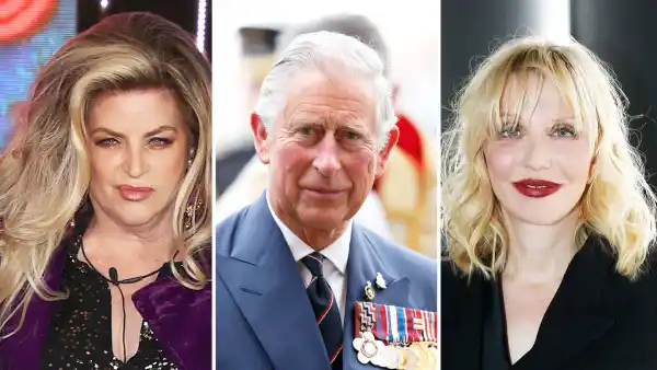 Kirstie Alley, Prince Charles, and Courtney Love