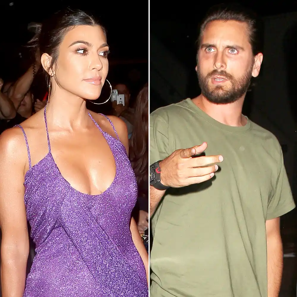 Kourtney Kardashian and Scott Disick