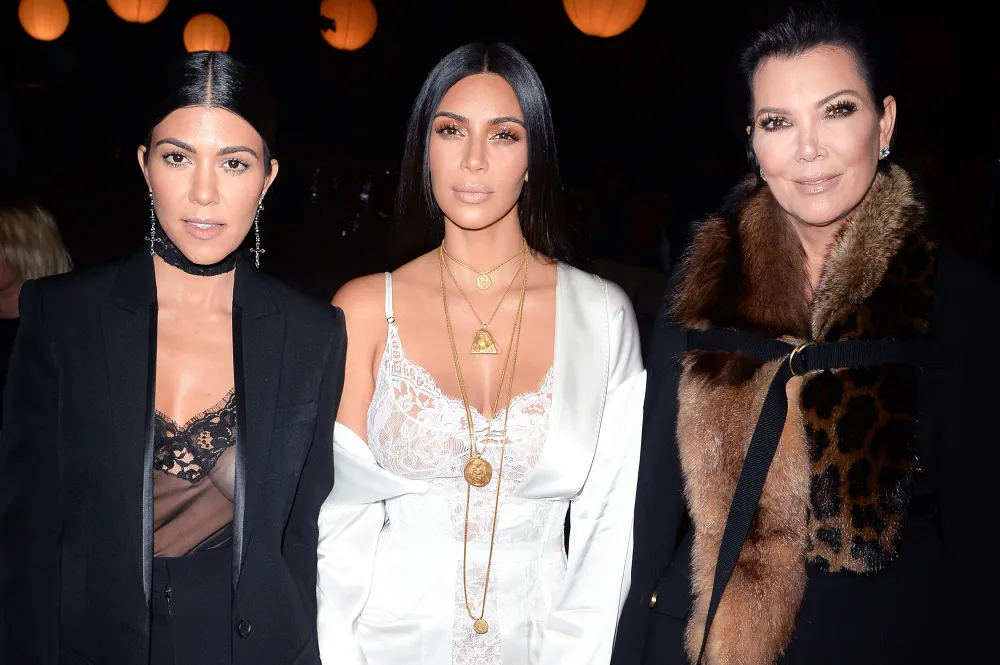 Kourtney Kardashian, Kim Kardashian and Kris Jenner.