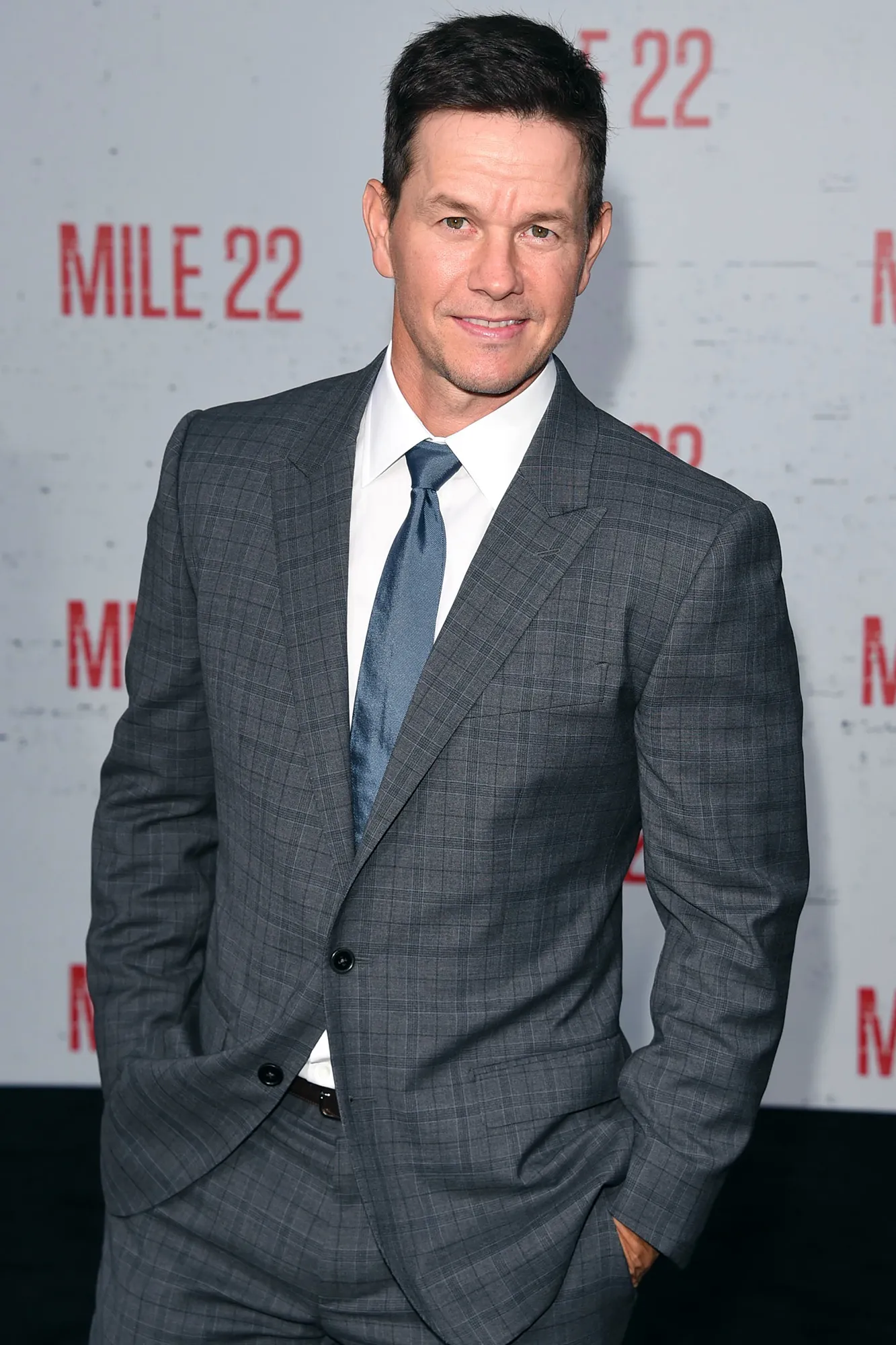 Mark Wahlberg attends the Los Angeles Premiere of MILE 22 in Westwood, CA on Thursday, August 9, 2018.