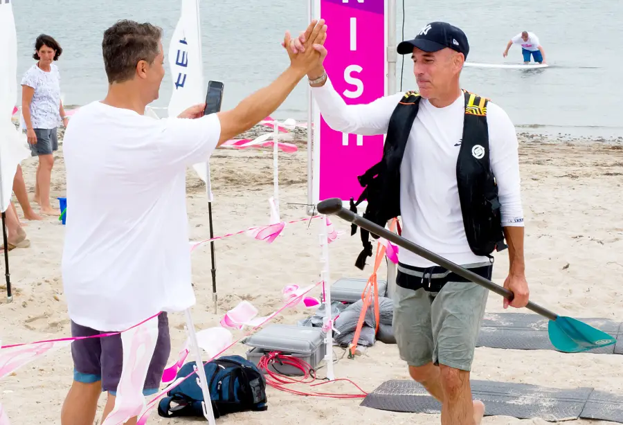Matt Lauer 2018 Hamptons Paddle and Party for Pink