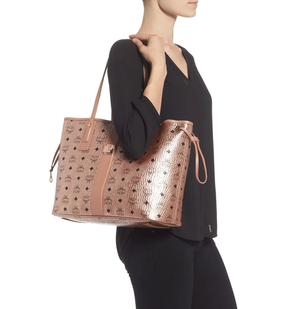 mcm shopper tote bag reversible nordstorm