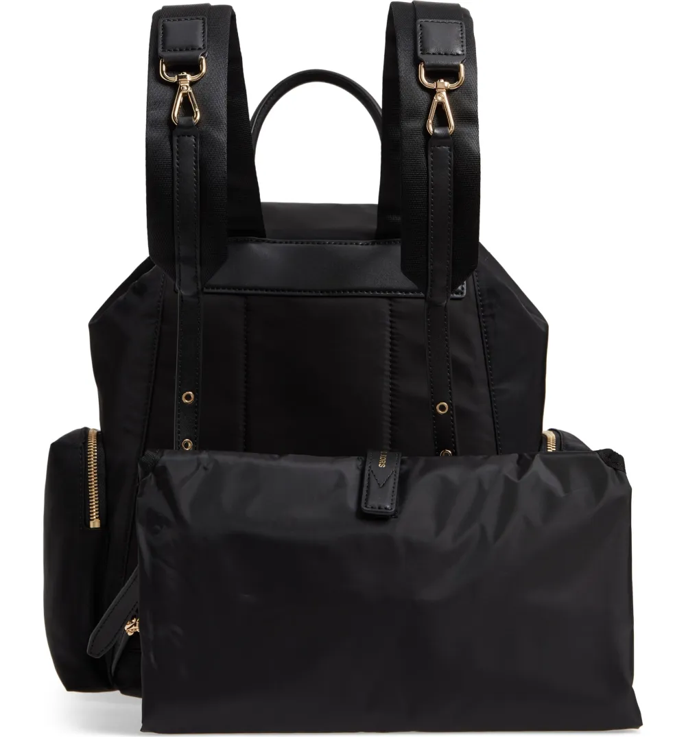 michael kors backpack and changing pad diaper bag