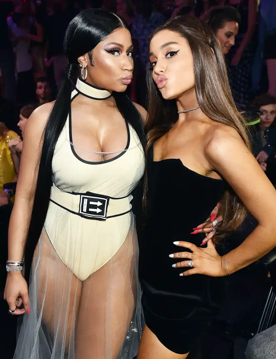 VMAs 2018 What You Didn't See Nicki Minaj Ariana Grande