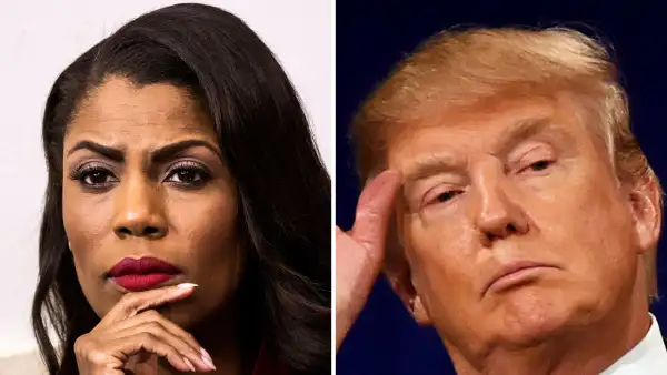 Omarosa Manigault and Donald Trump