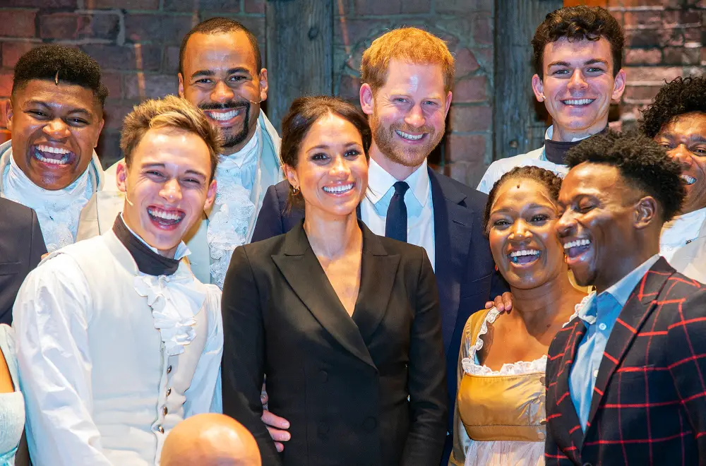 Duchess Meghan Prince Harry Hamilton Cast