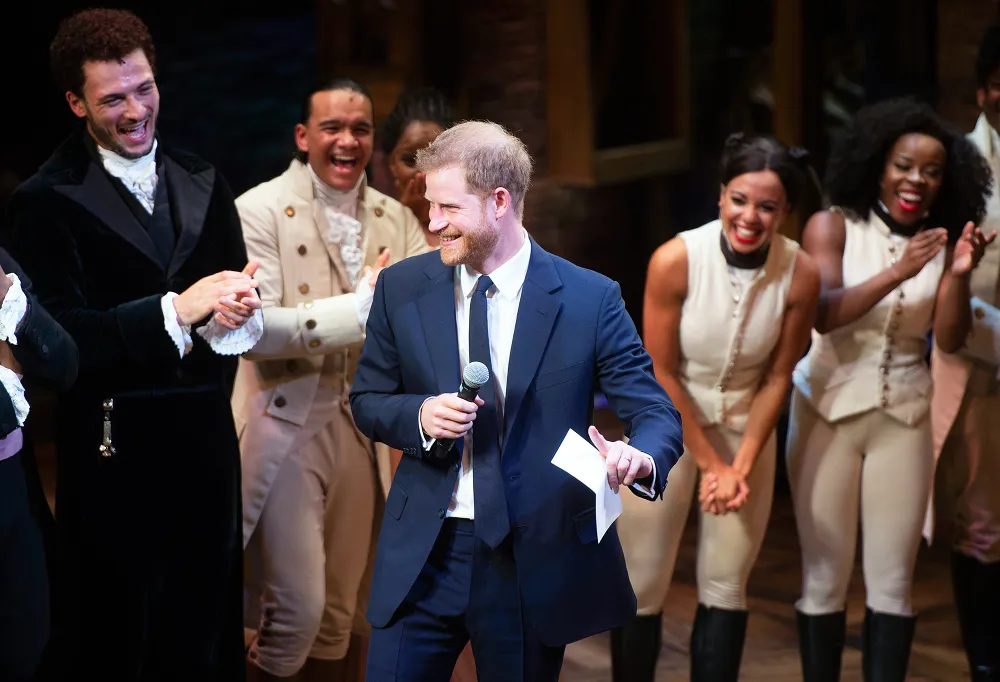 prince harry sings king george III song hamilton
