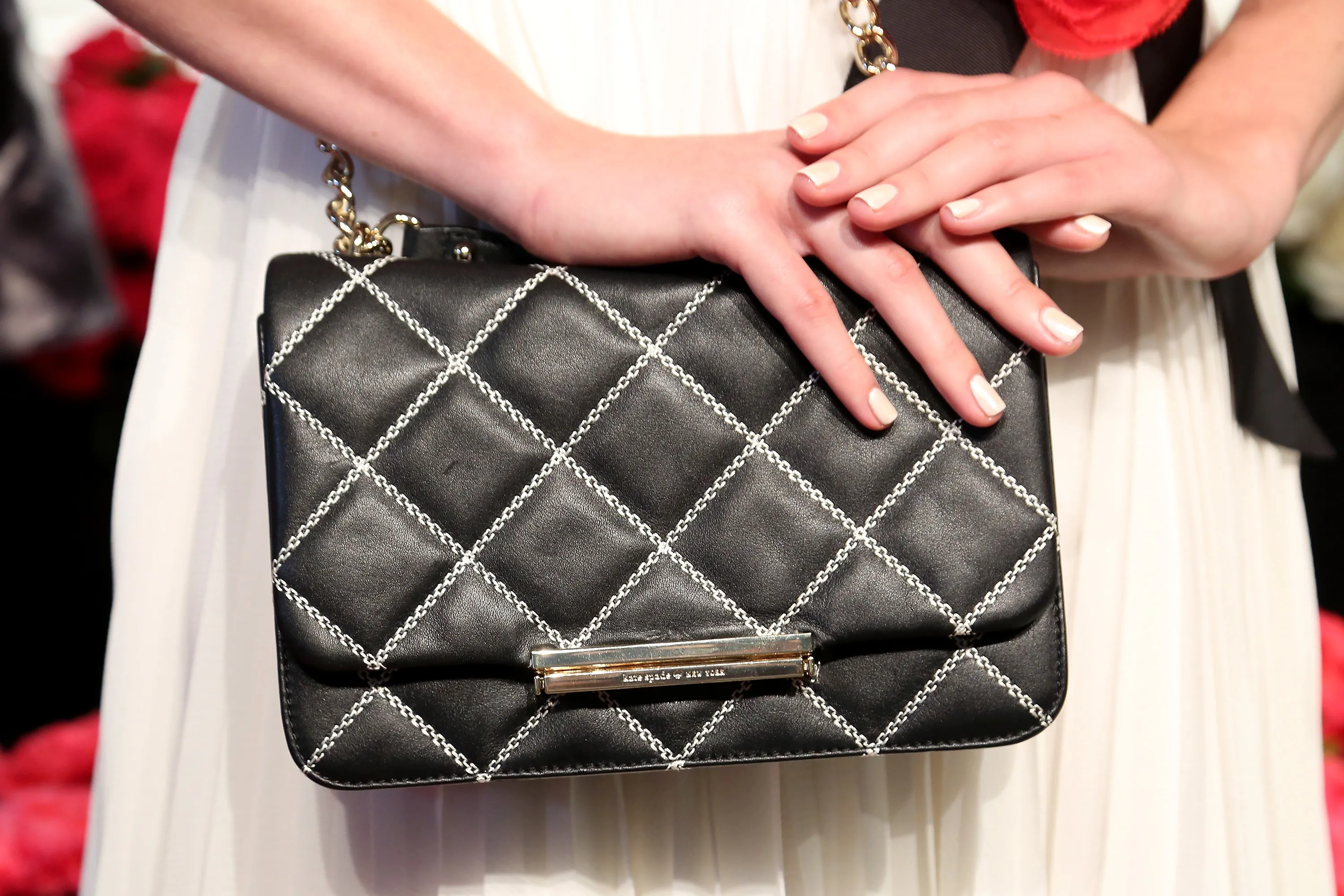 black kate spade bag clutch
