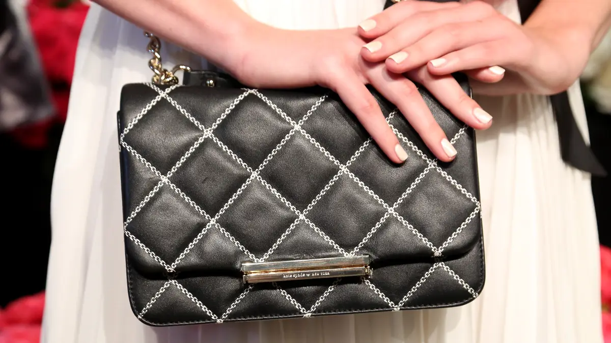 black kate spade bag clutch