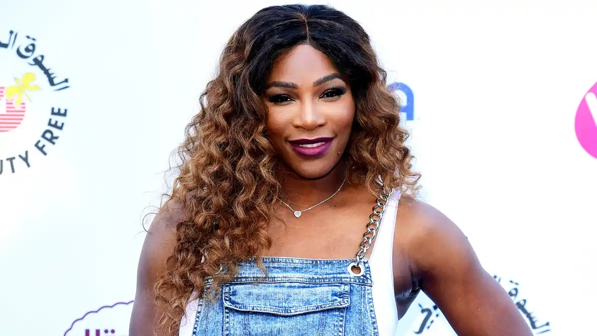 Serena Williams at Bernie Spain Gardens in London, England.