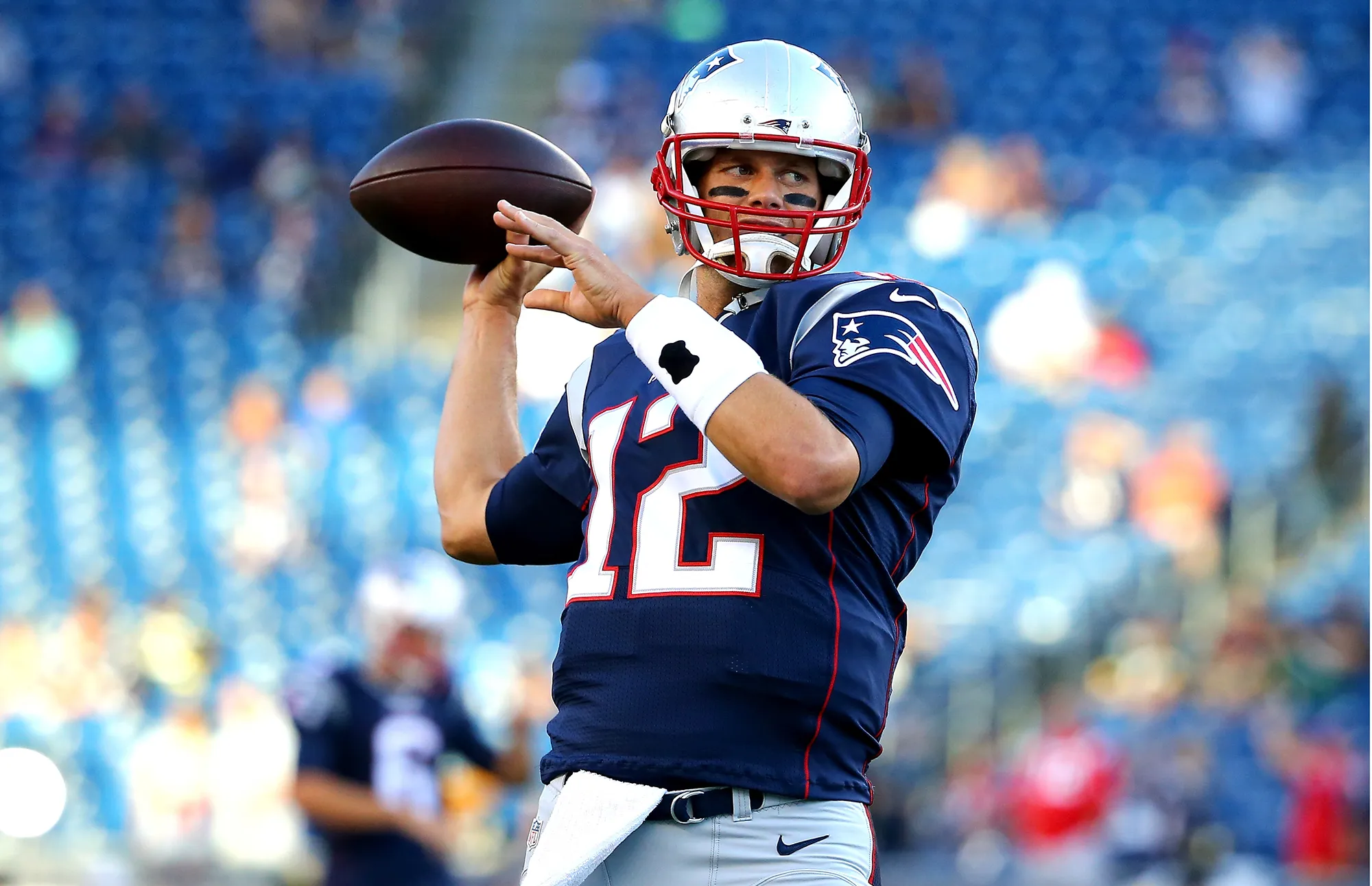 Tom Brady #12 of the New England Patriots