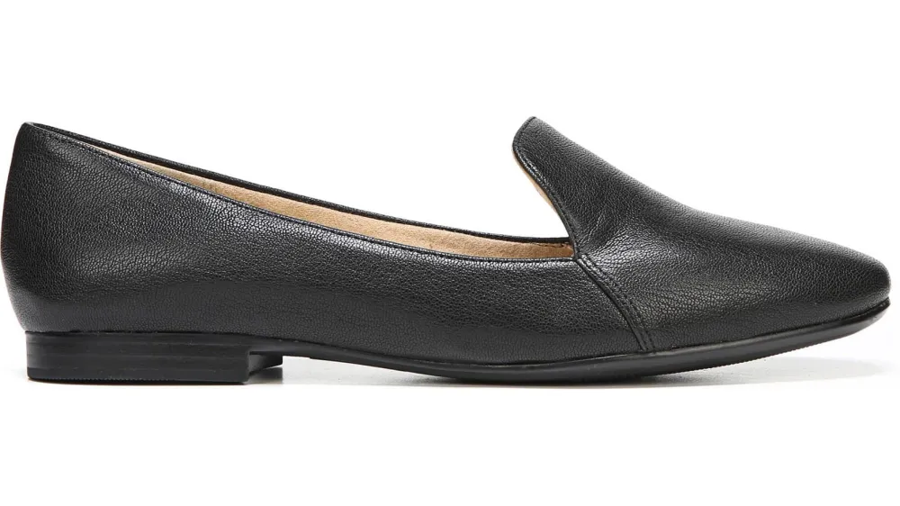 black loafers