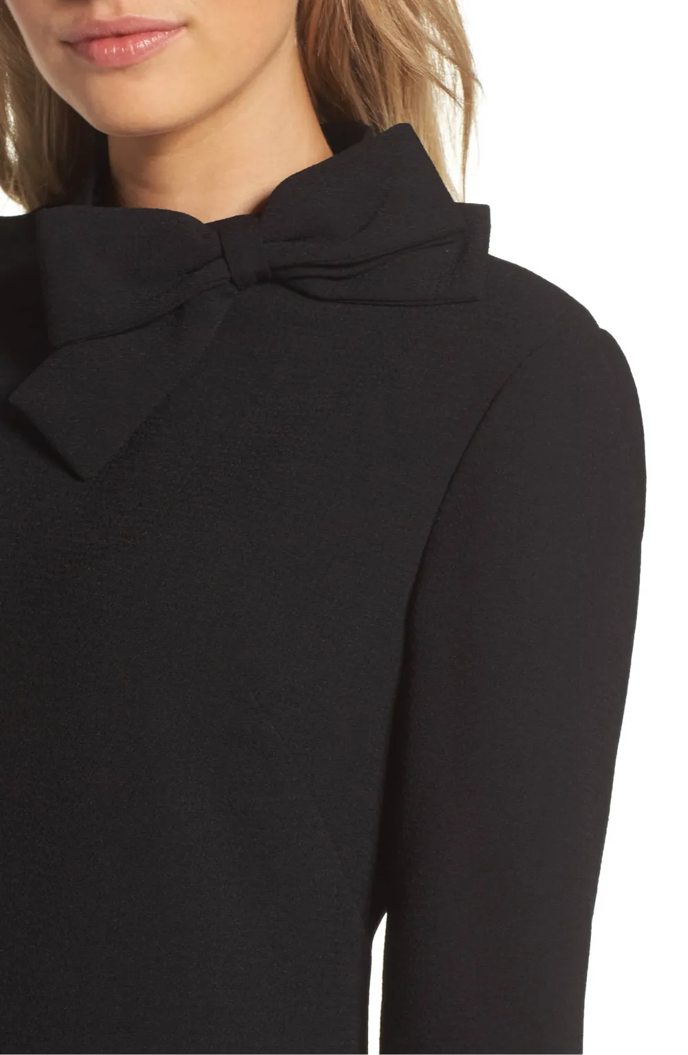 eliza j bow crepe dress