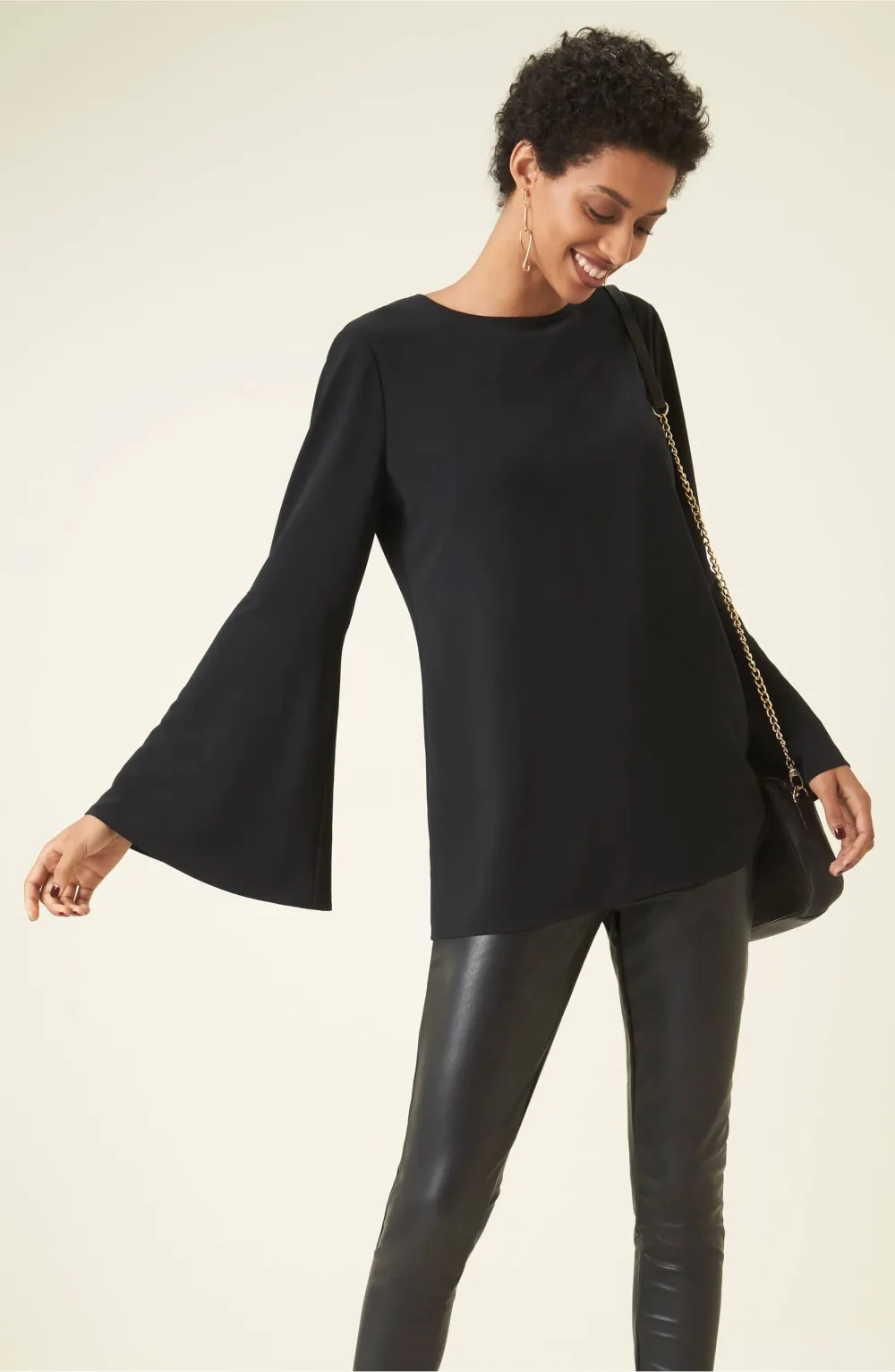 Halogen faux leather leggings