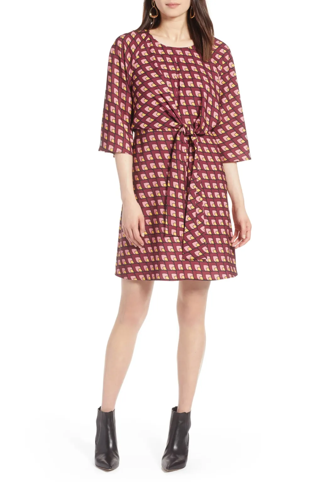 Halogen tie-front dress