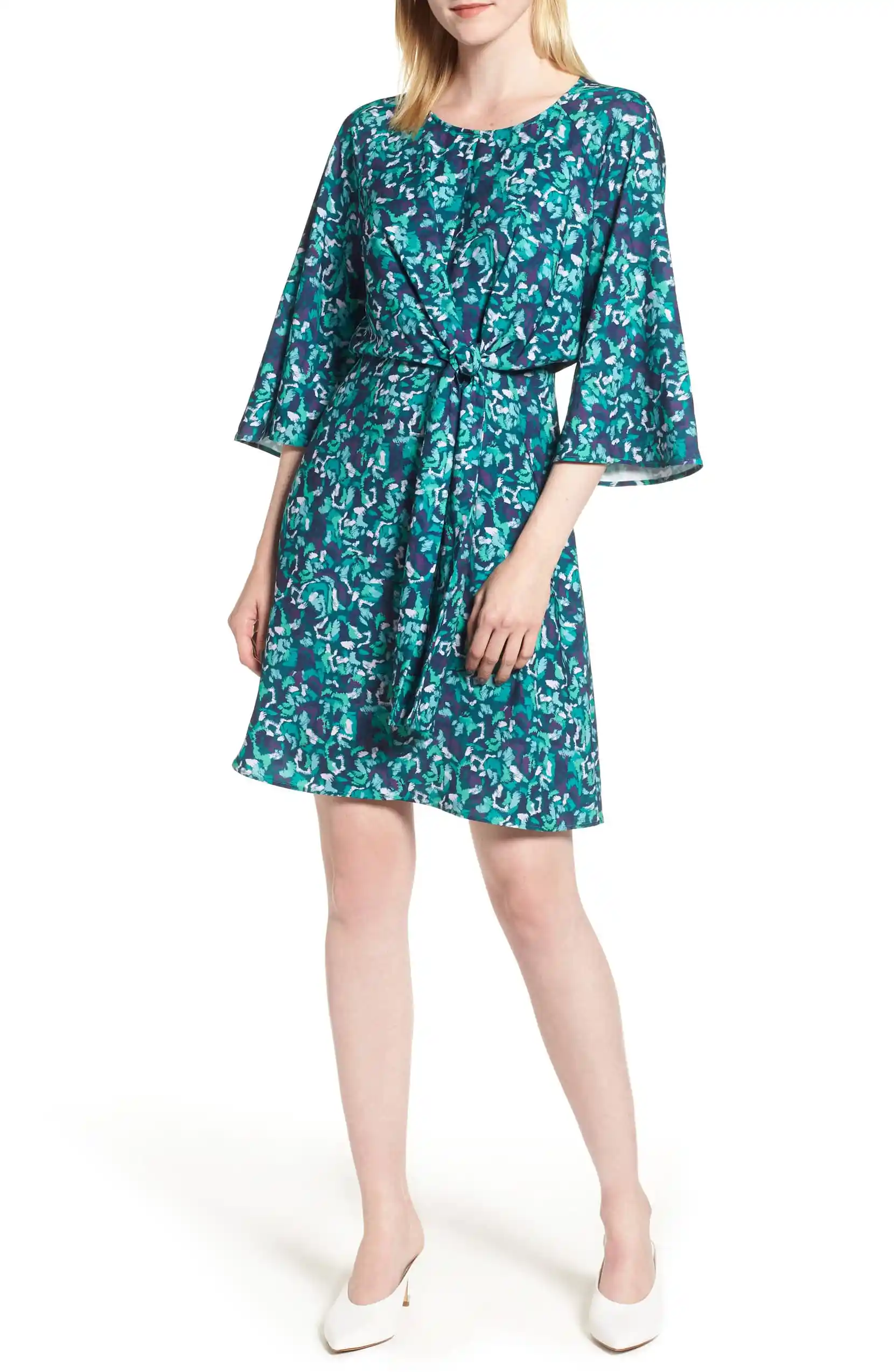 Halogen tie-front dress