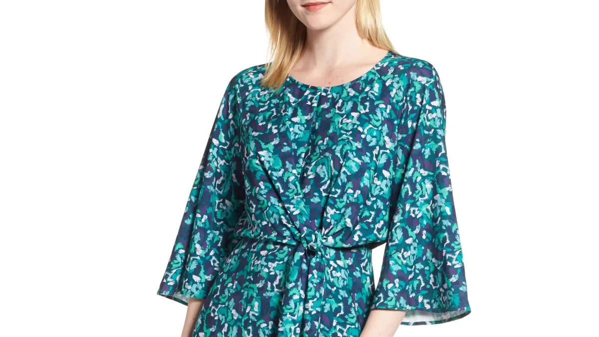 Halogen tie-front dress