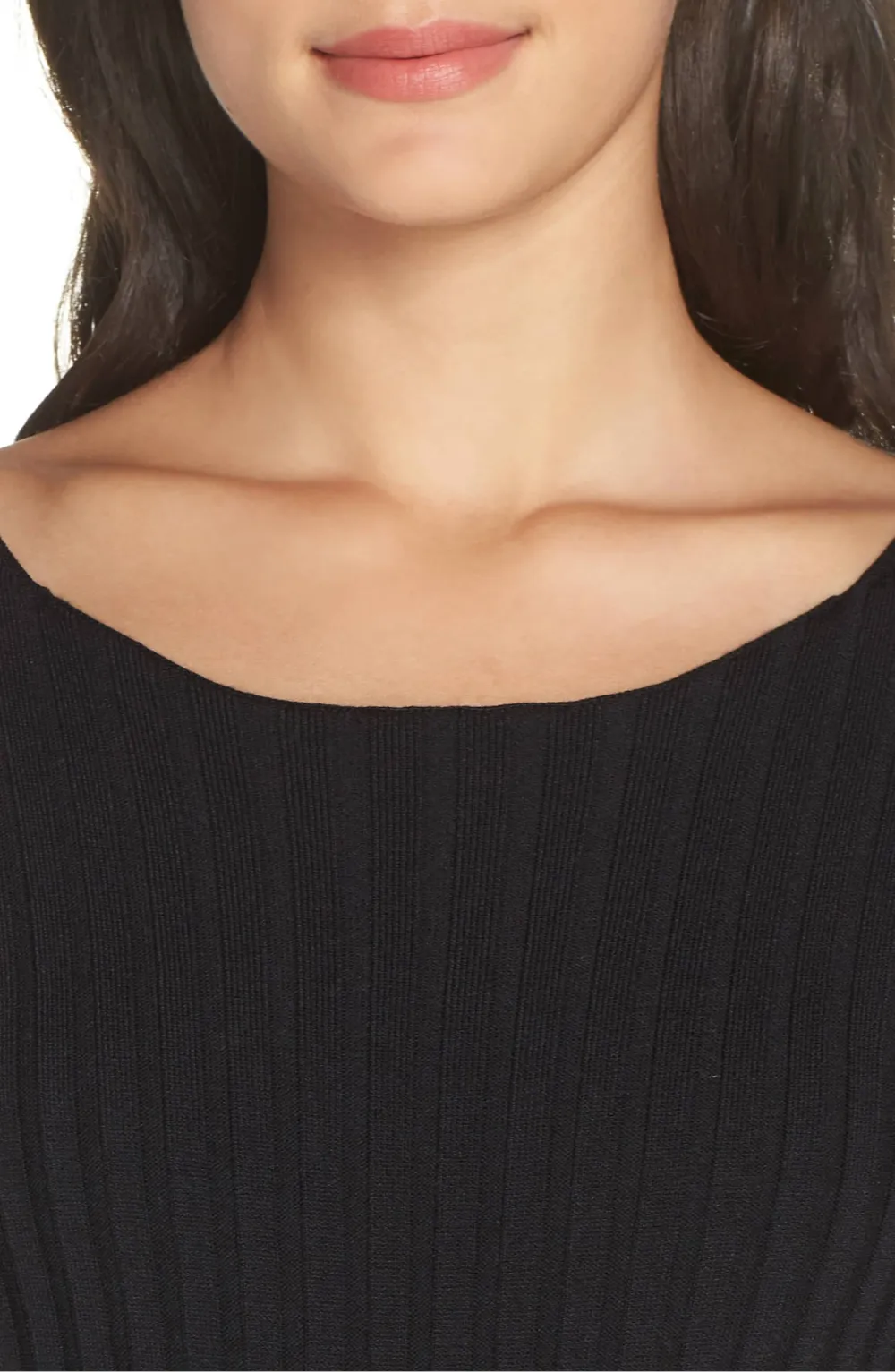 Bardot ribbed low back dress