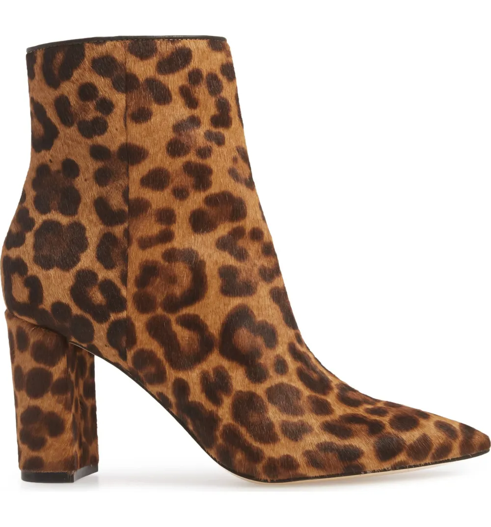 leopard booties