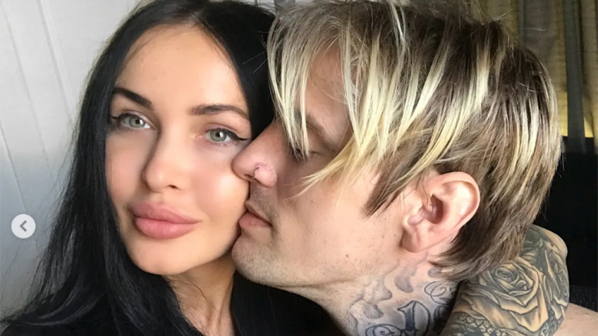 Aaron Carter and Lina Valentina