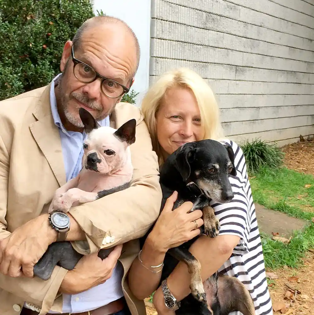Alton Brown and fiance Elizabeth Ingram