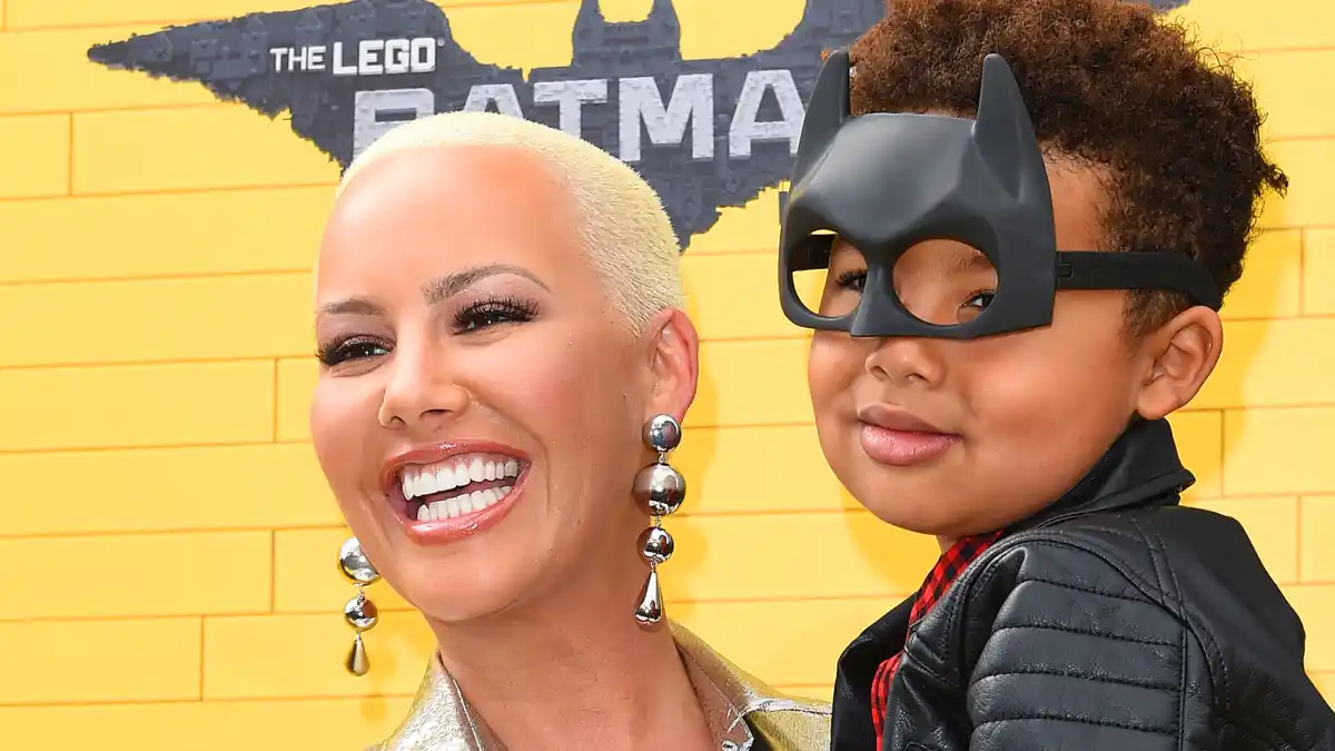 Amber Rose and son Sebastian Taylor Thomaz