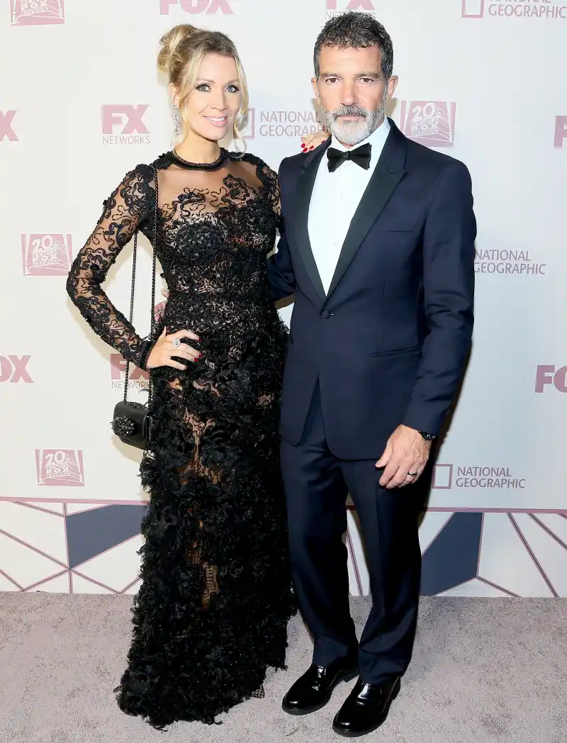 Antonio-Banderas-Nicole-Kimpel-Emmys-2018