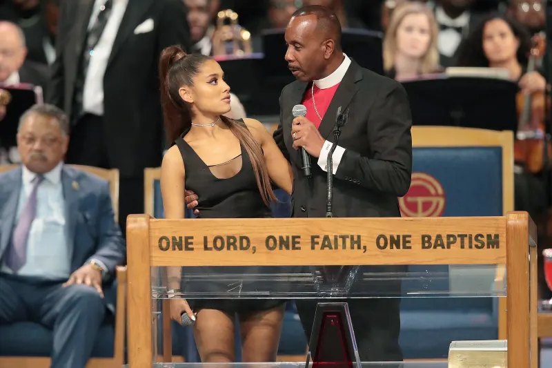 Ariana Grande, Bishop Charles Ellis III, Aretha Franklin, Funeral, Apology