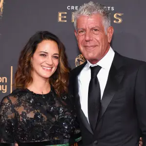 Asia Argento and Anthony Bourdain