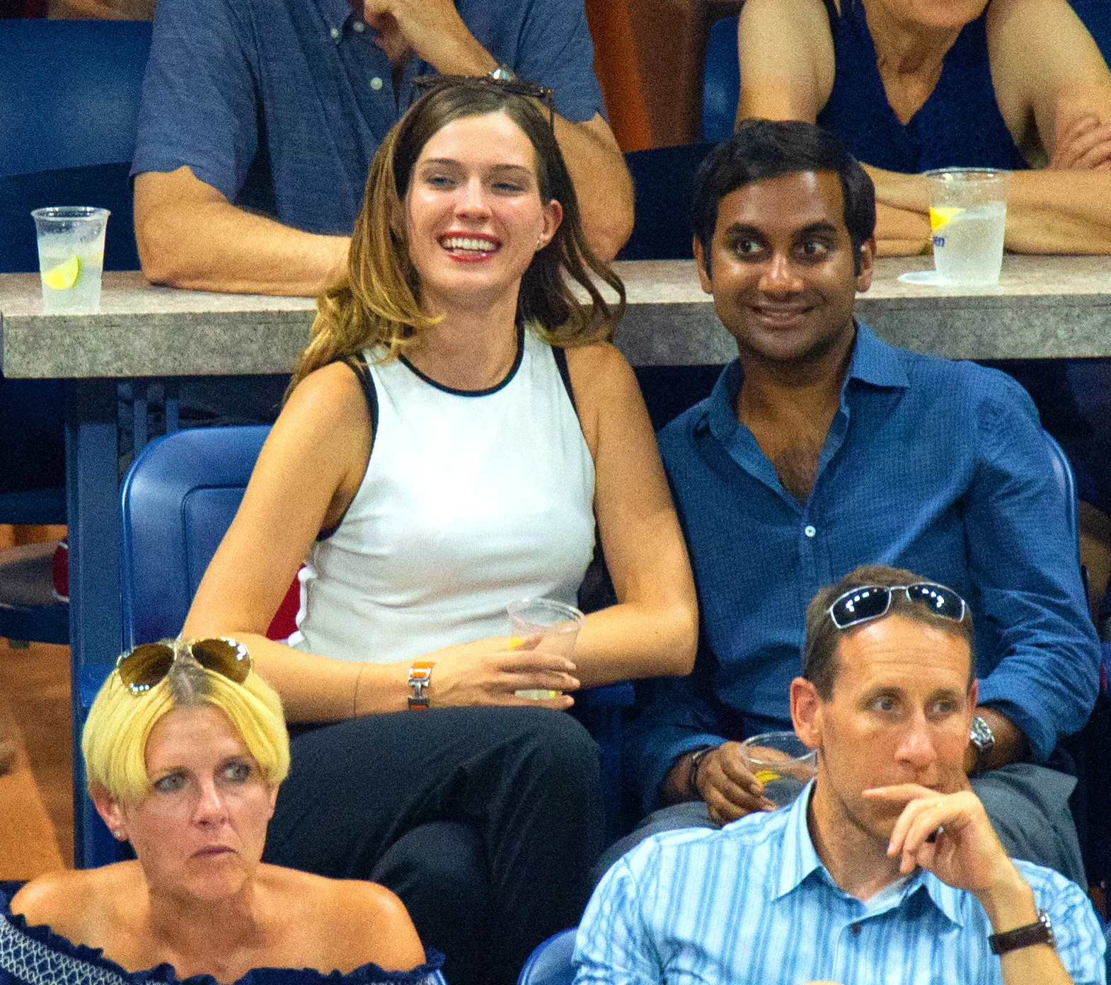 Aziz Ansari and Serena Skov Campbell