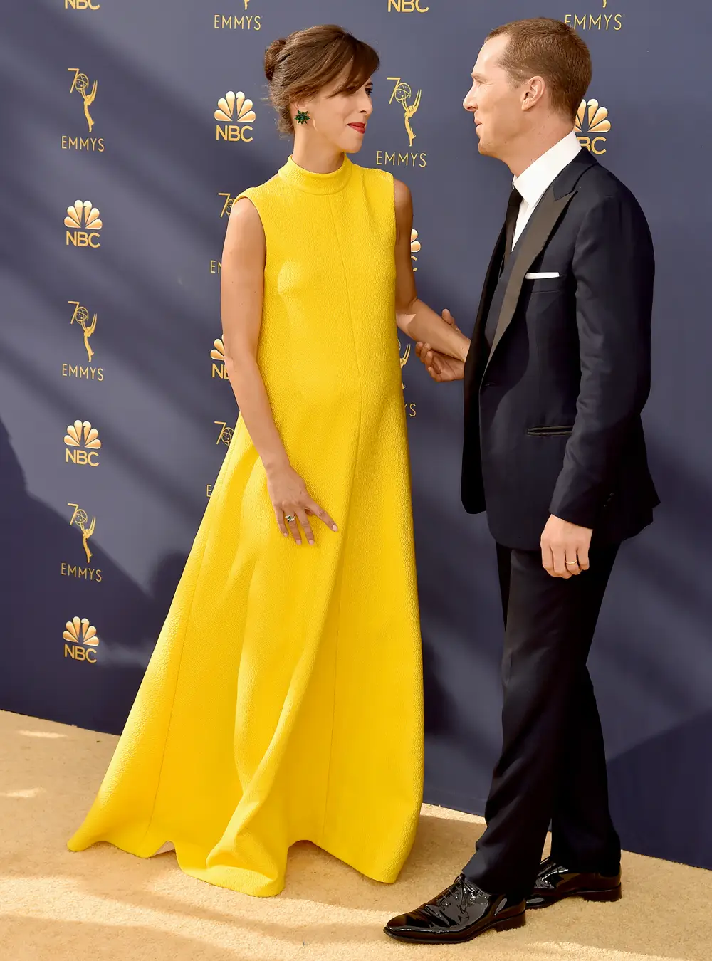 Benedict-Cumberbatch-Sophie-Hunter-pregnant-emmys-2018