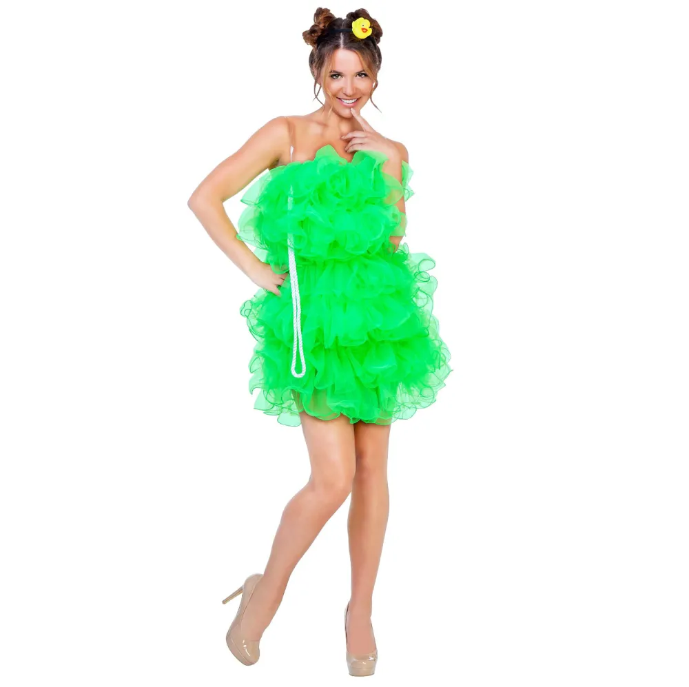 Big Brother Angela Rummans Modeled Sexy Green Loofah