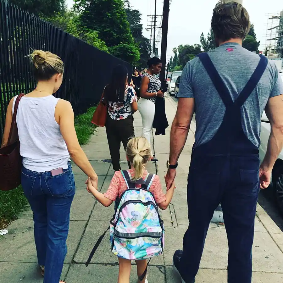 Celebrity Kids Back To School Kristen Bell Dax Shephard